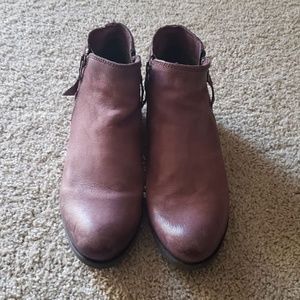 Miz Mooz Boca Bootie in Plum